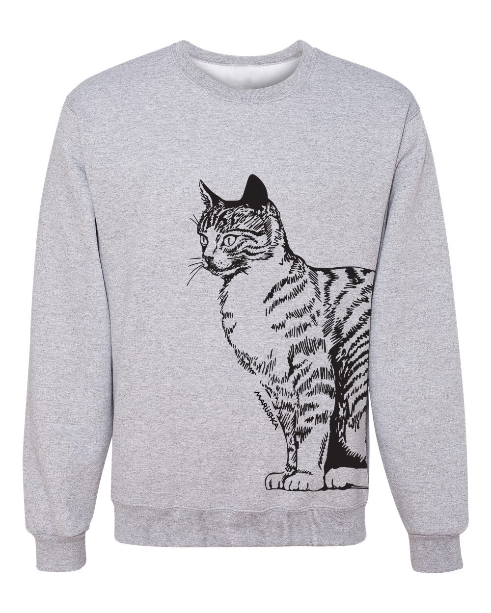 Crewneck Sweatshirt Cat Tail - Image 2