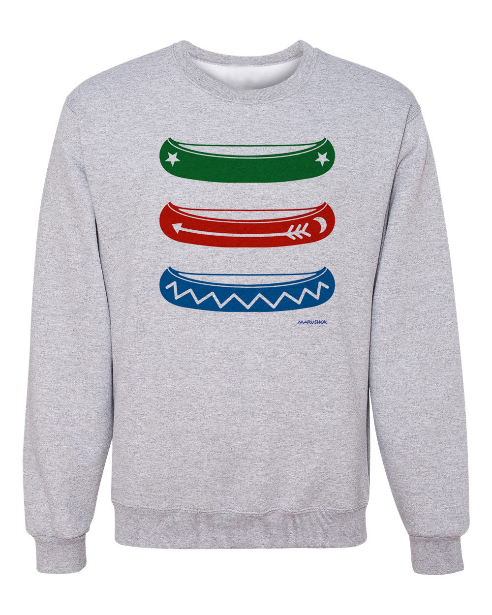 Crewneck Sweatshirt Canoes - Image 2