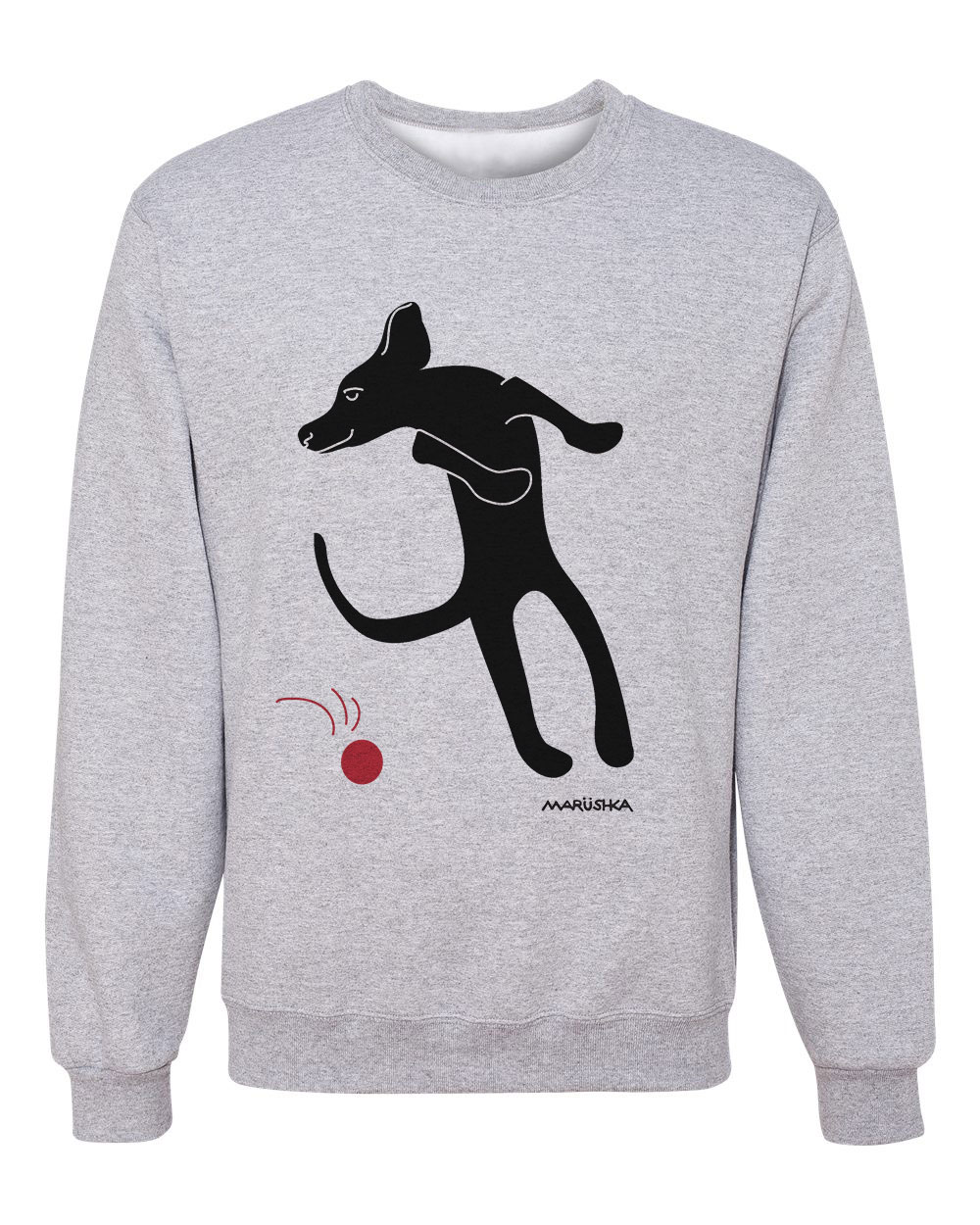 Crewneck Sweatshirt Dog Ball - Image 2