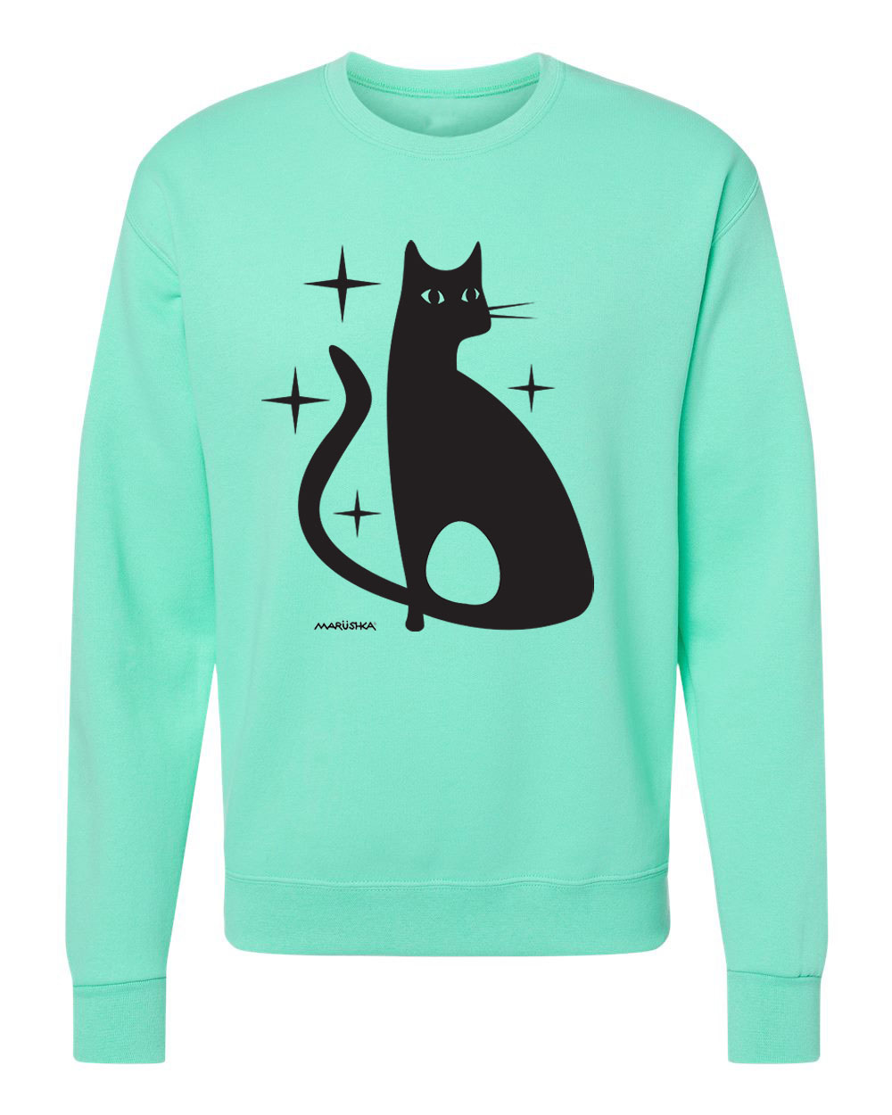Crewneck Sweatshirt Mod Cat - Image 2