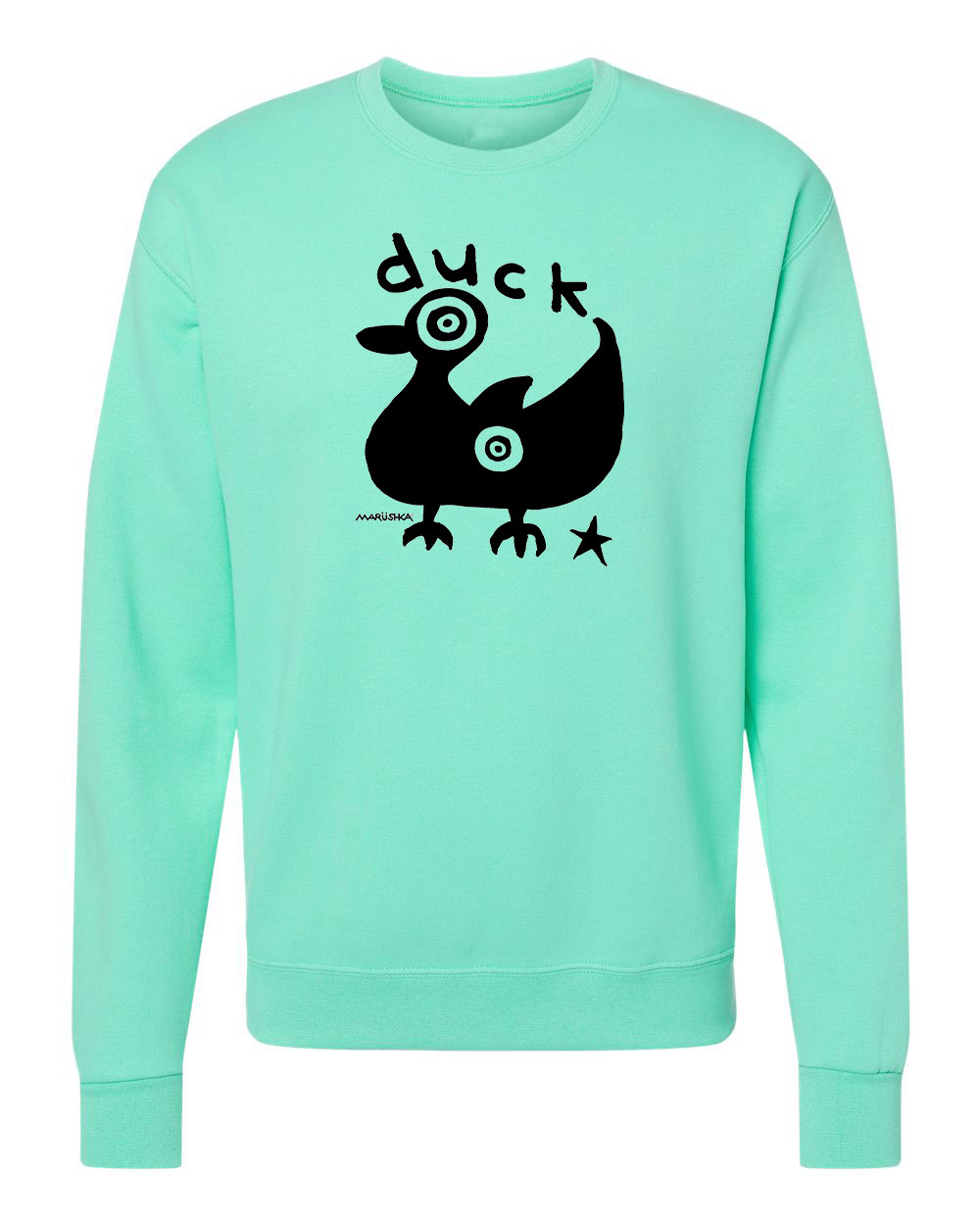 Crewneck Sweatshirt Folk Duck - Image 3