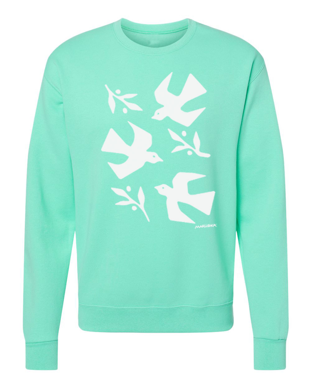 Crewneck Sweatshirt 3 Doves - Image 2