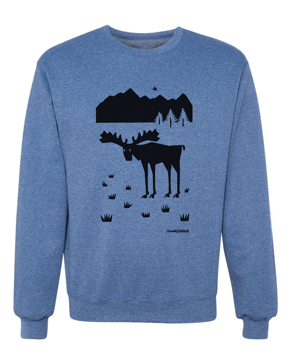 Crewneck Sweatshirt Moose Spruce - Image 3
