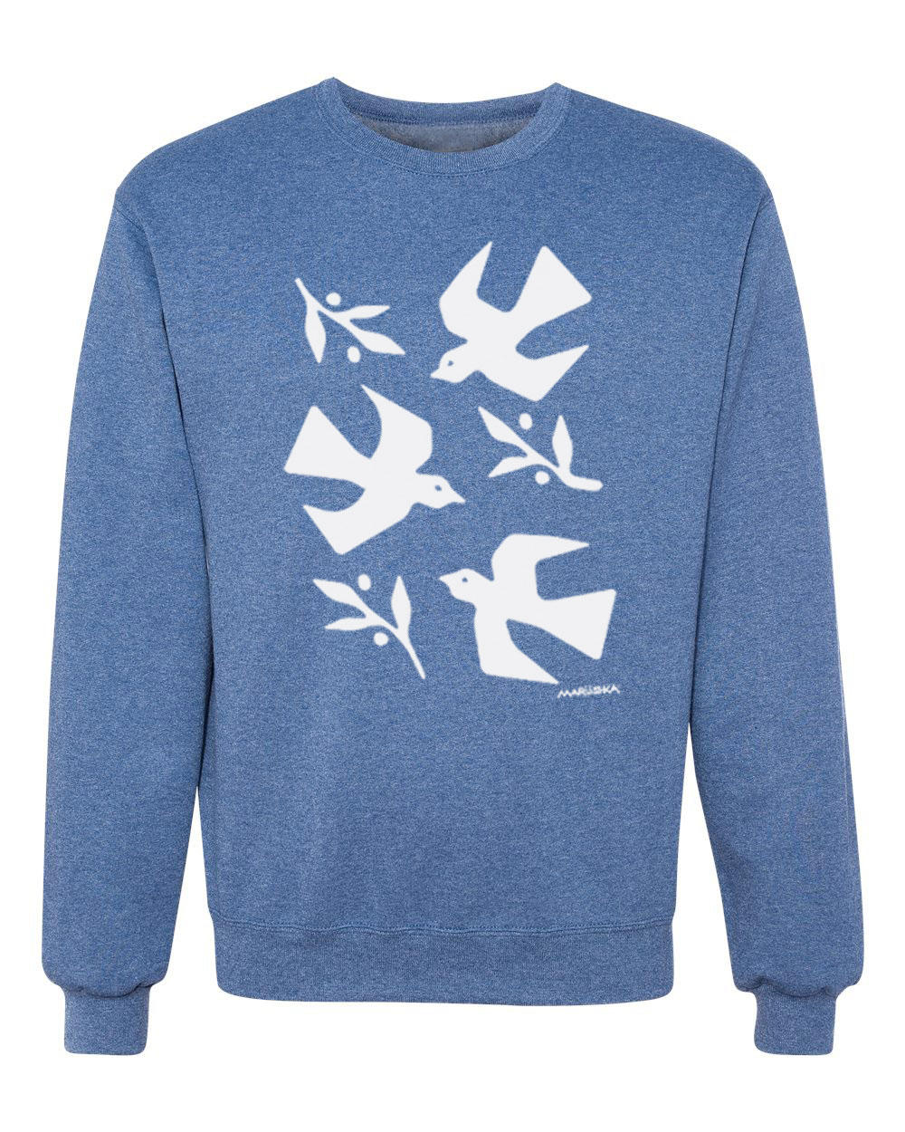 Crewneck Sweatshirt 3 Doves - Image 3