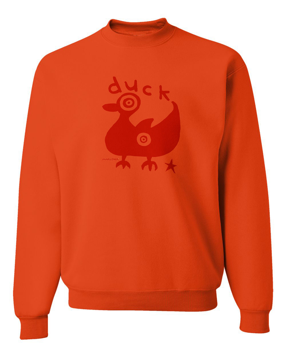 Crewneck Sweatshirt Folk Duck - Image 5