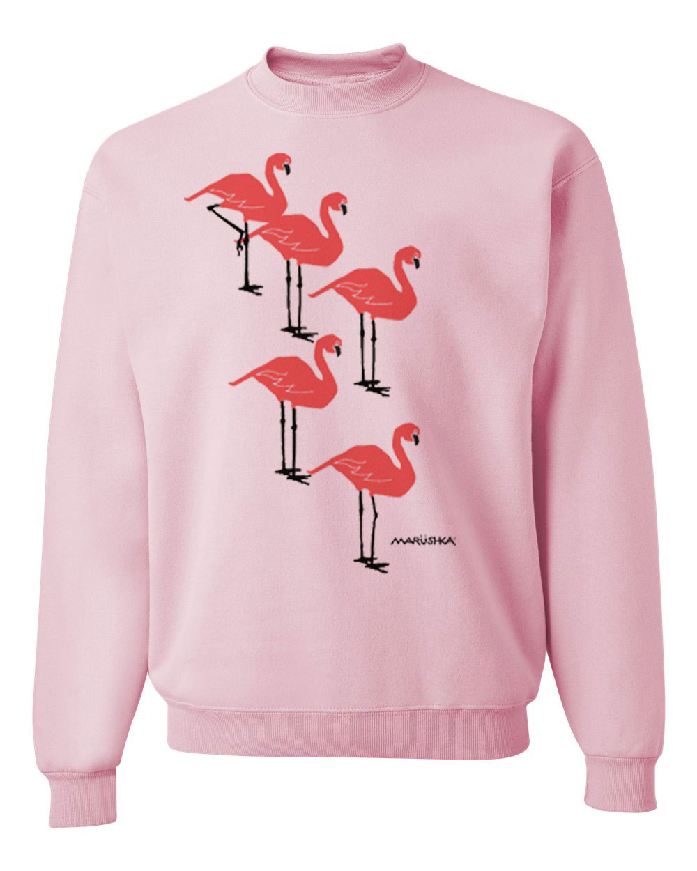 Crewneck Sweatshirt Flamingo Flock - Image 2