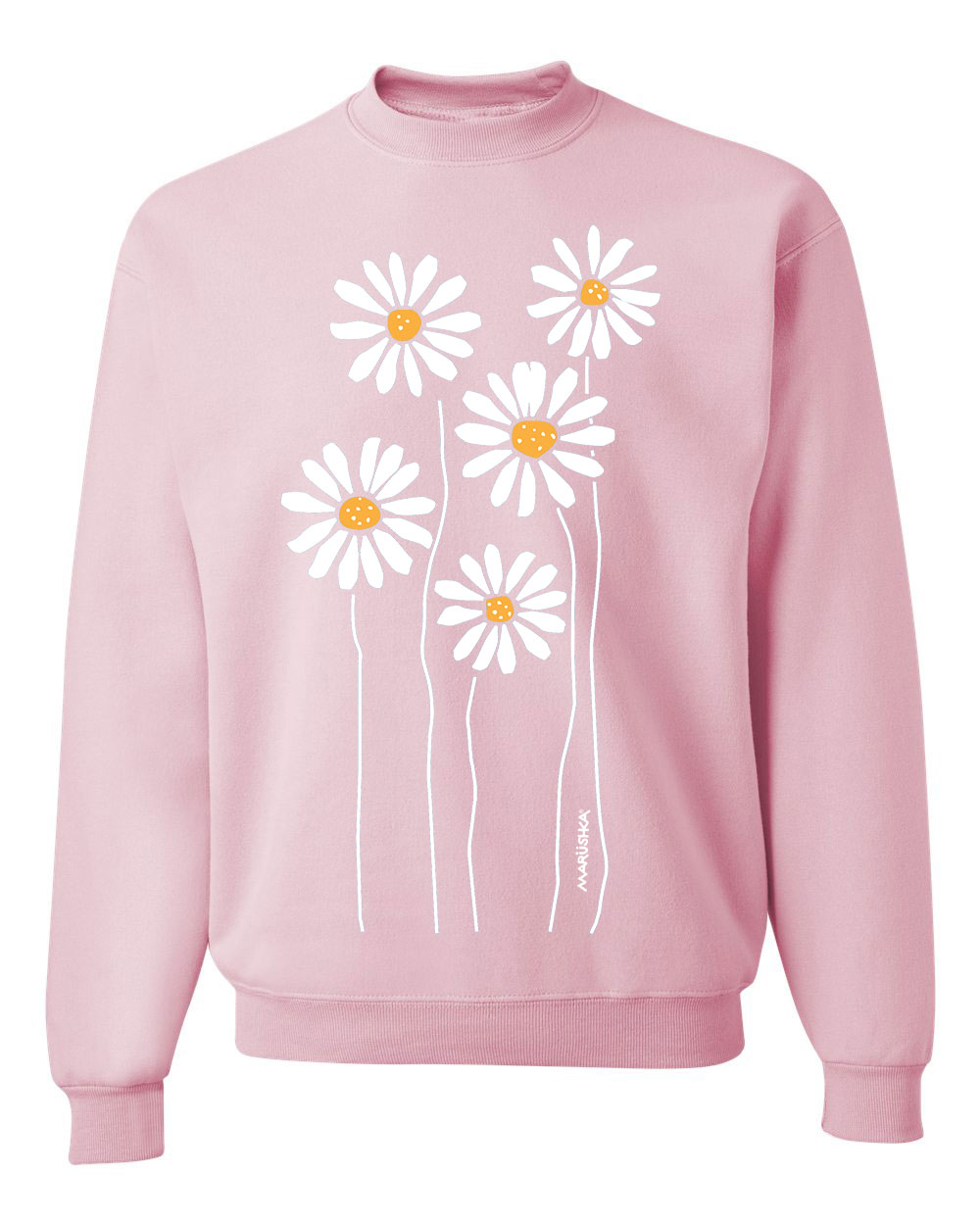 Crewneck Sweatshirt Daisies - Image 3