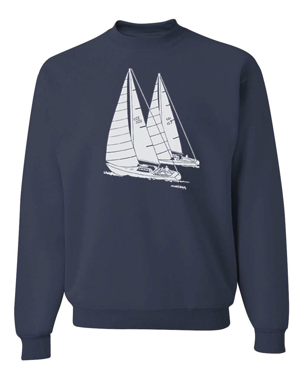 Crewneck Sweatshirt Starboard Tack - Image 4