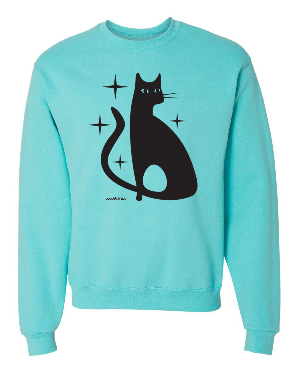 Crewneck Sweatshirt Mod Cat - Image 4