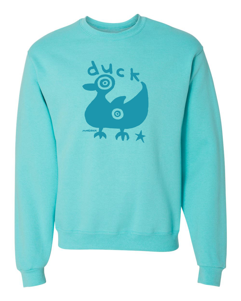 Crewneck Sweatshirt Folk Duck - Image 2