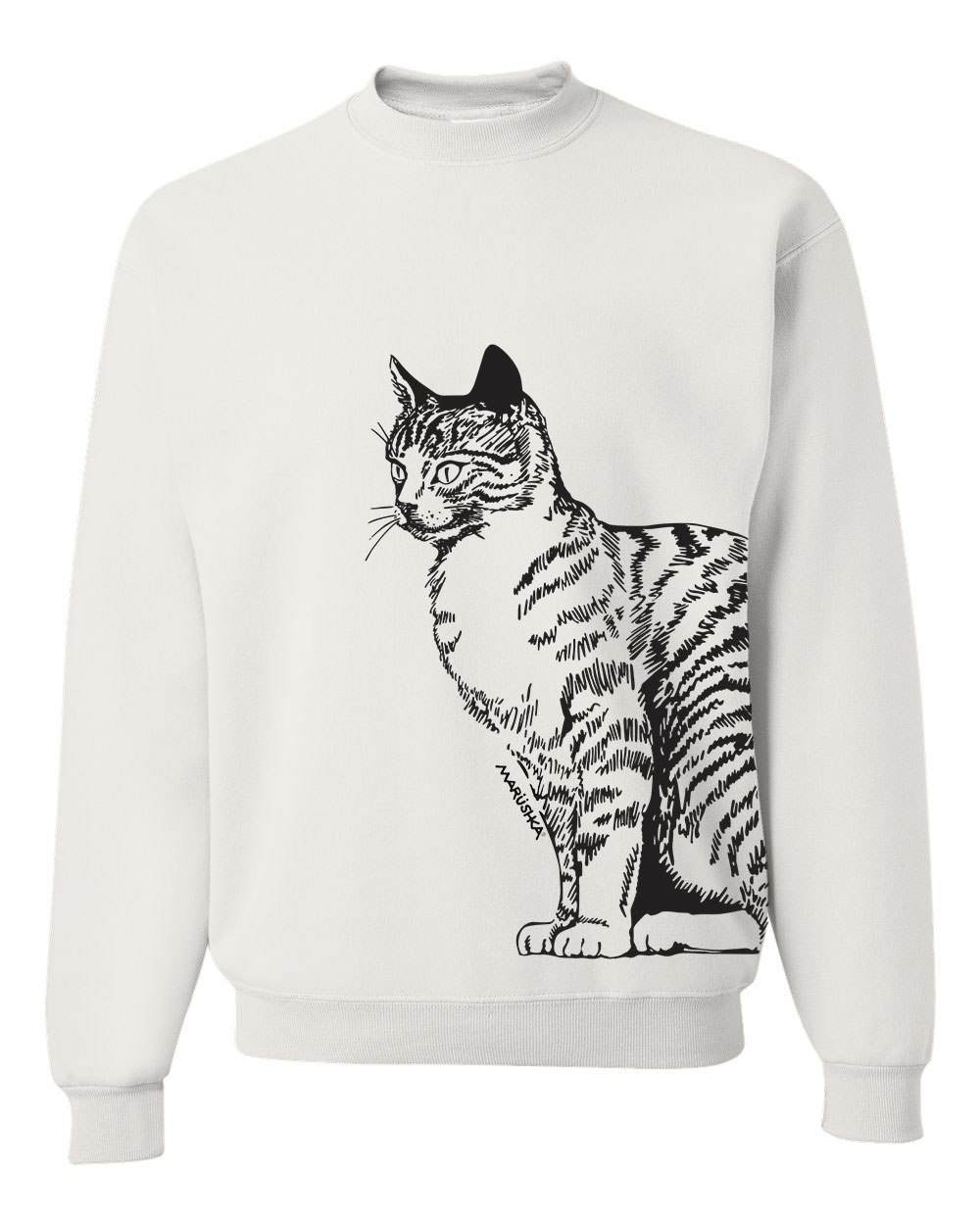 Crewneck Sweatshirt Cat Tail - Image 3