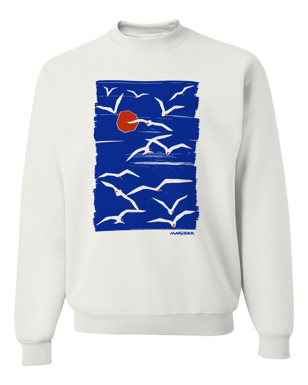 Crewneck Sweatshirt Sun Gulls - Image 3