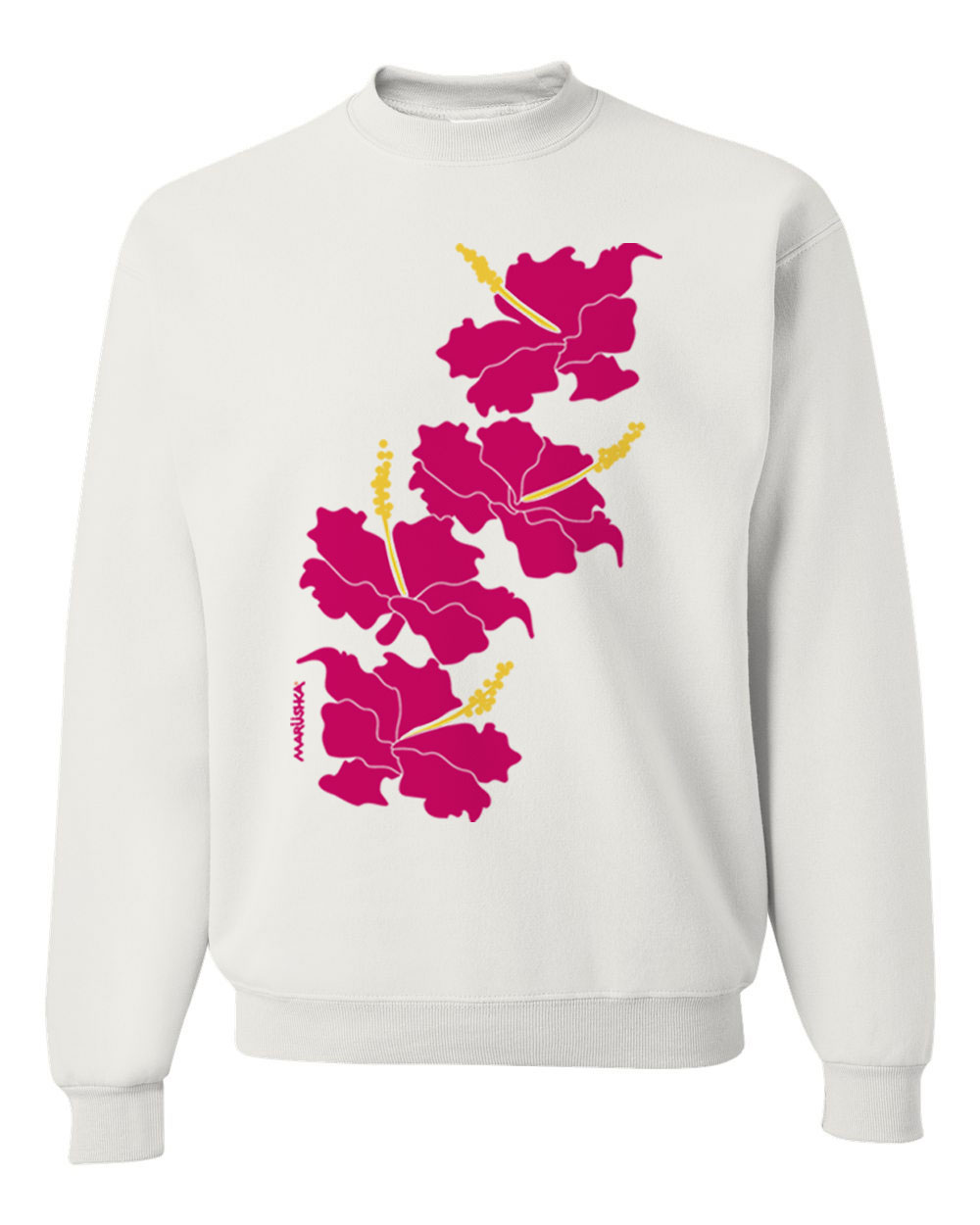 Crewneck Sweatshirt Hibiscus - Image 2