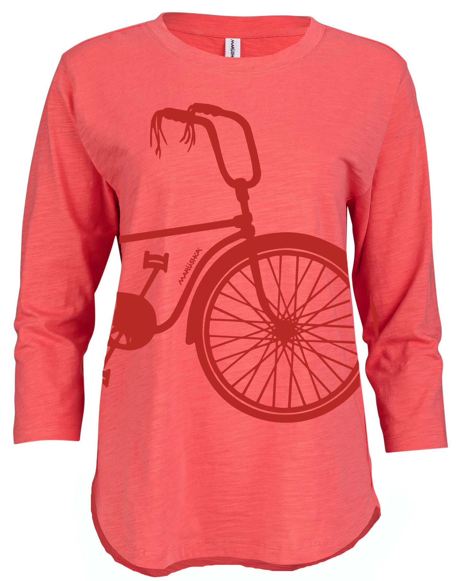 3/4 Slub Hi-Lo Bike - Image 4