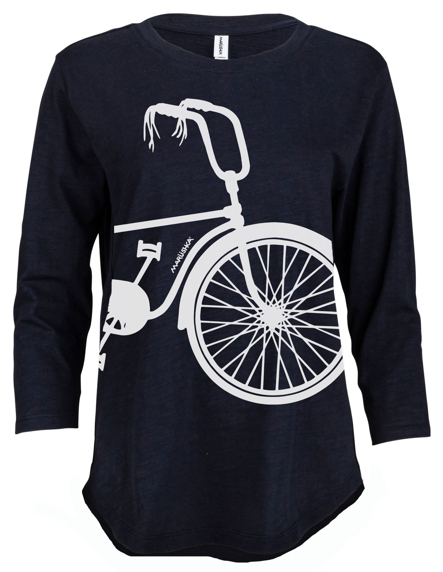 3/4 Slub Hi-Lo Bike - Image 6