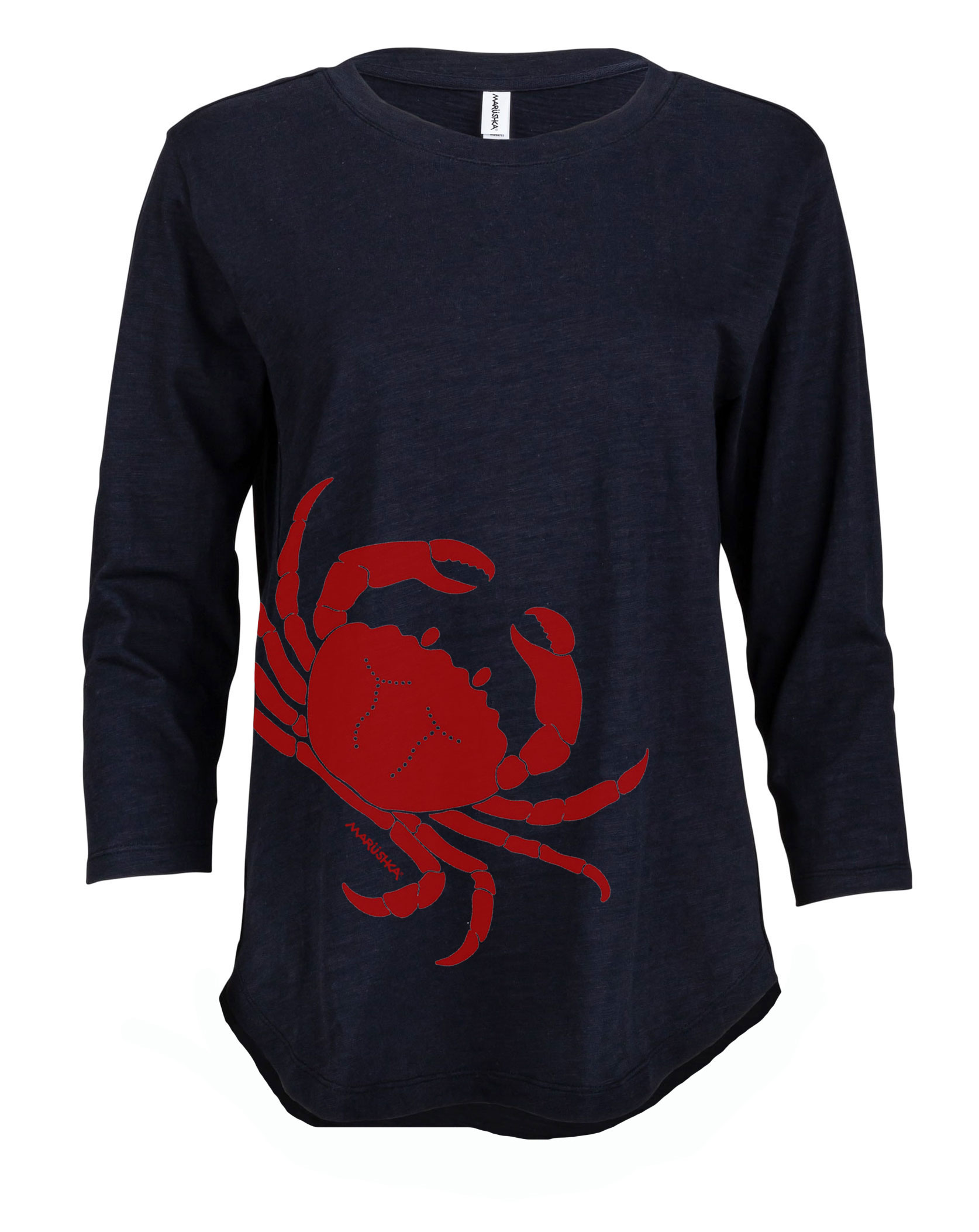 3/4 Slub Hi-Lo Crab - Image 5