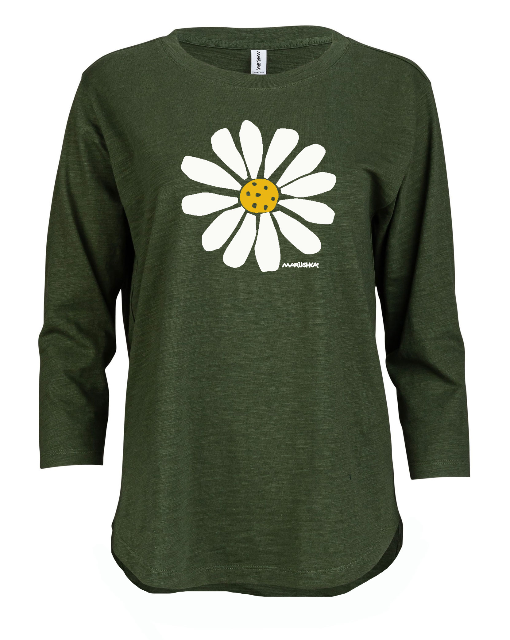 3/4 Slub Hi-Lo Big Daisy - Image 4