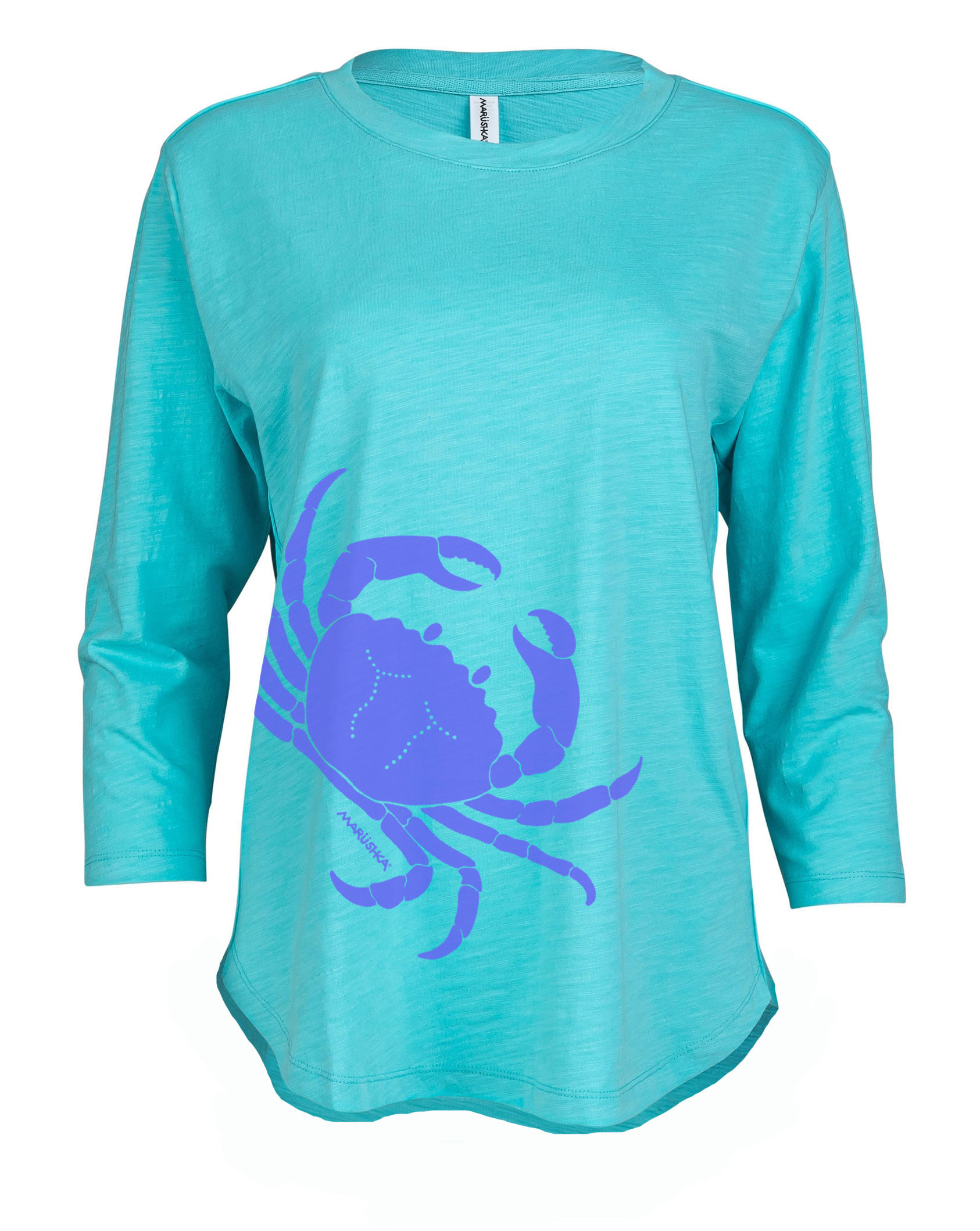 3/4 Slub Hi-Lo Crab - Image 3