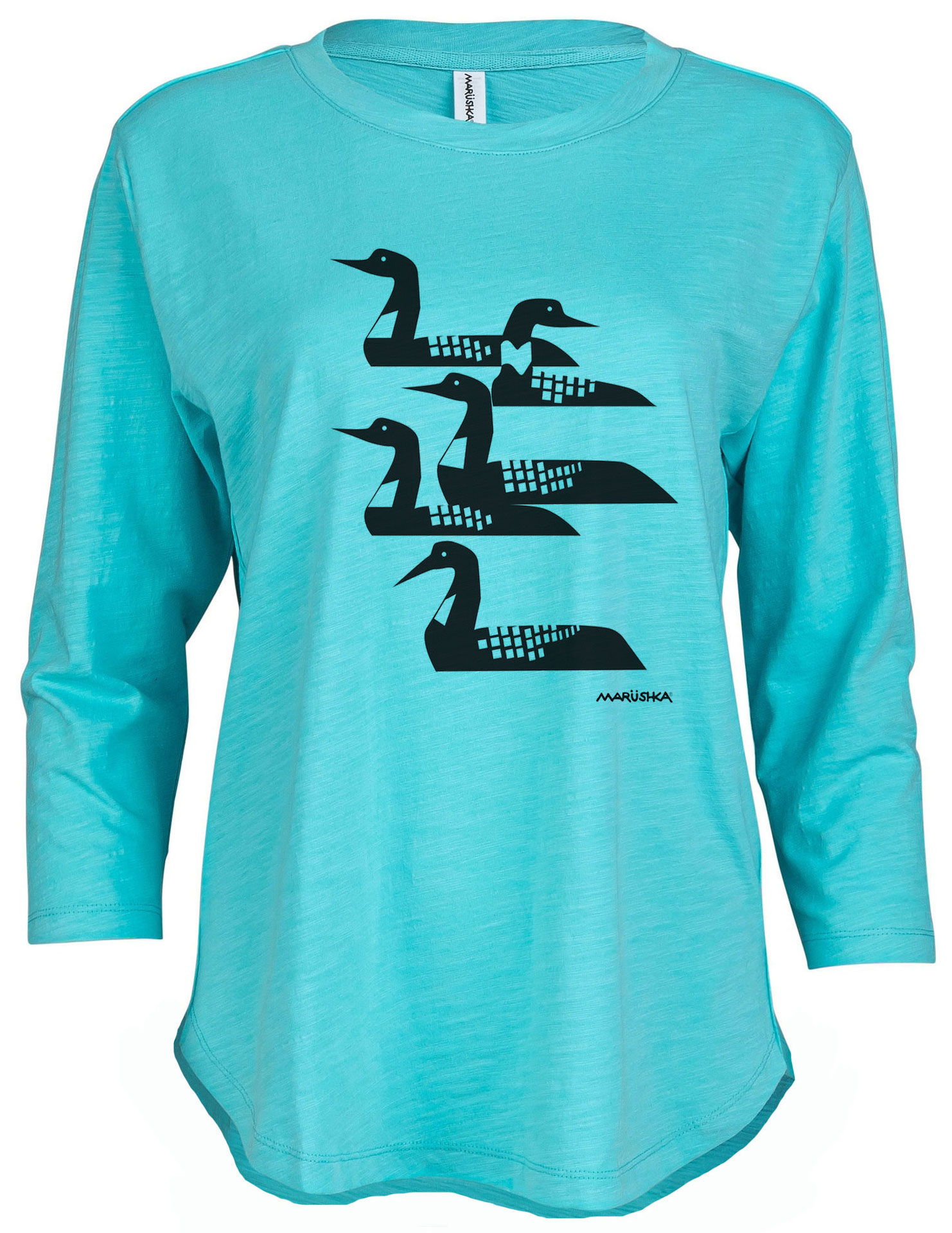 3/4 Slub Hi-Lo Loons - Image 2