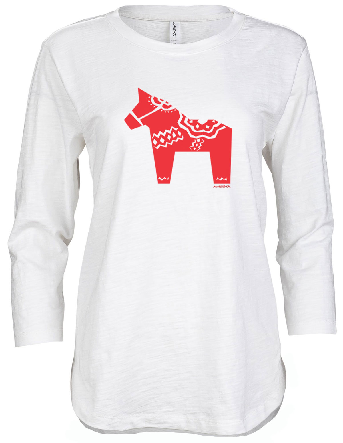 3/4 Slub Hi-Lo Swedish Horse - Image 2