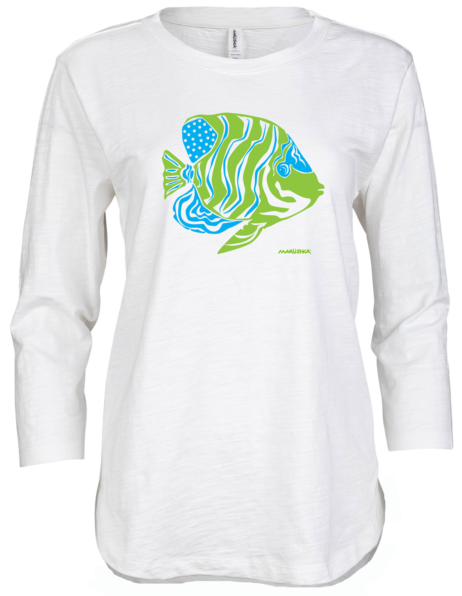 3/4 Slub Hi-Lo Angel Fish - Image 2