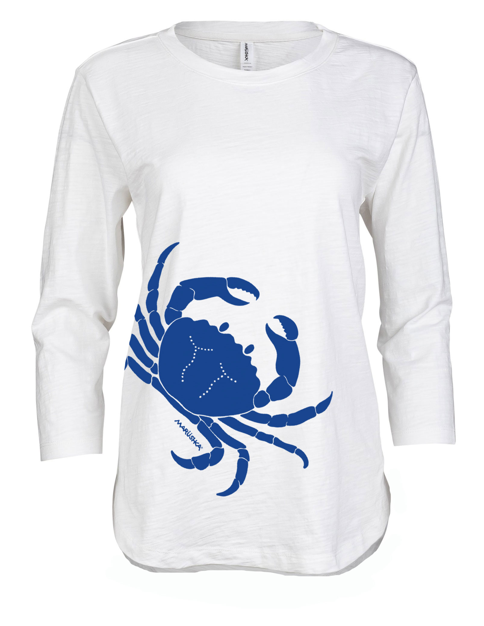 3/4 Slub Hi-Lo Crab - Image 2