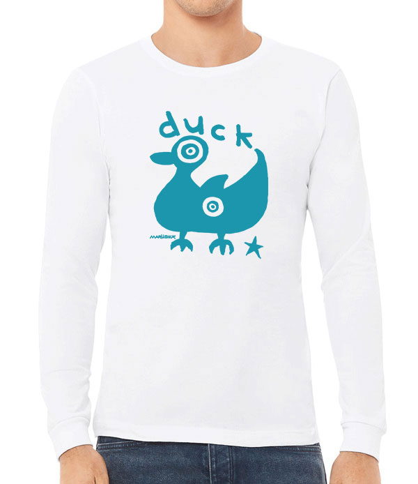 Long Sleeve T Folk Duck - Image 2