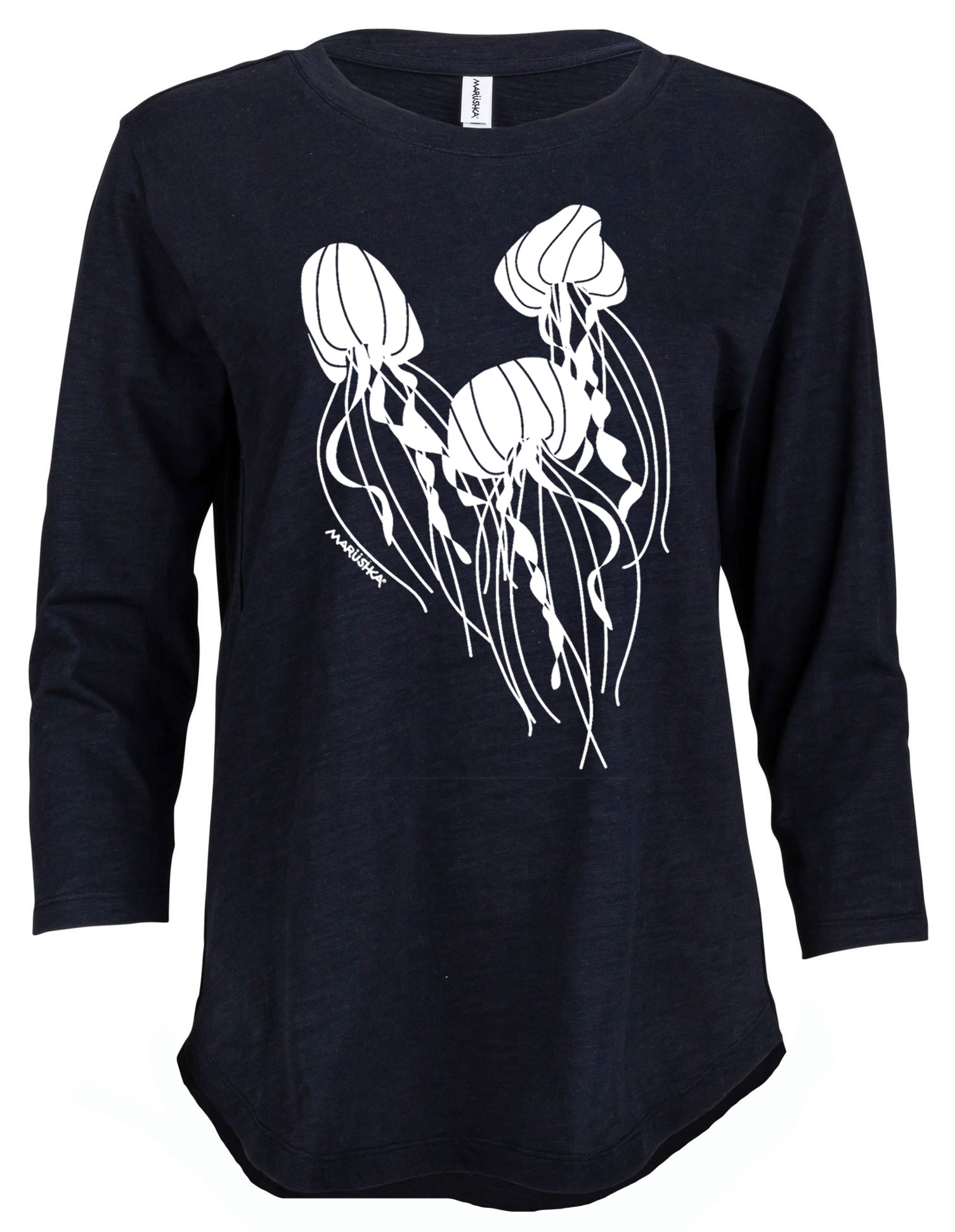 3/4 Slub Hi-Lo Jellyfish - Image 3