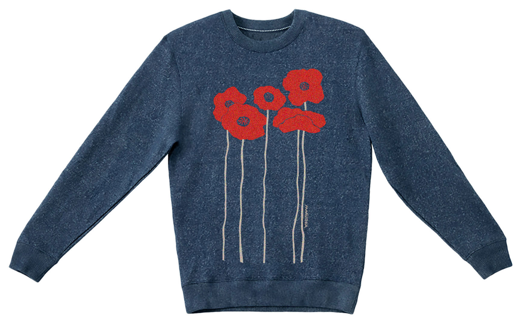 Textured Sweater Poppies - Image 4